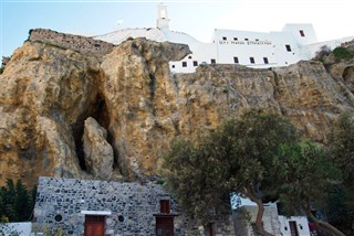 Kos - ostrov Nisyros - Mandraki - klášter Panagia Spiliani
